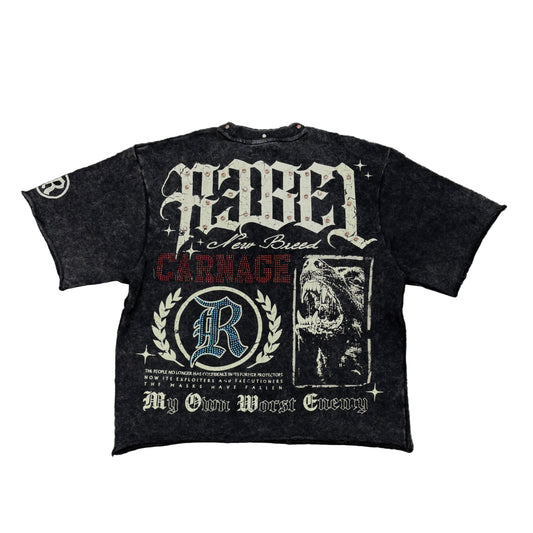 R3BEL Carnage Crop T-shirt