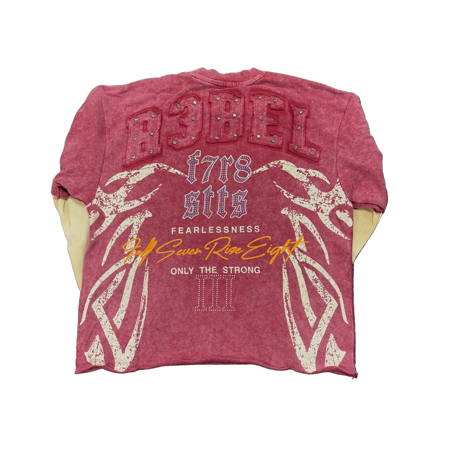 R3BEL F7R8 Crop Long Sleeve T-shirt