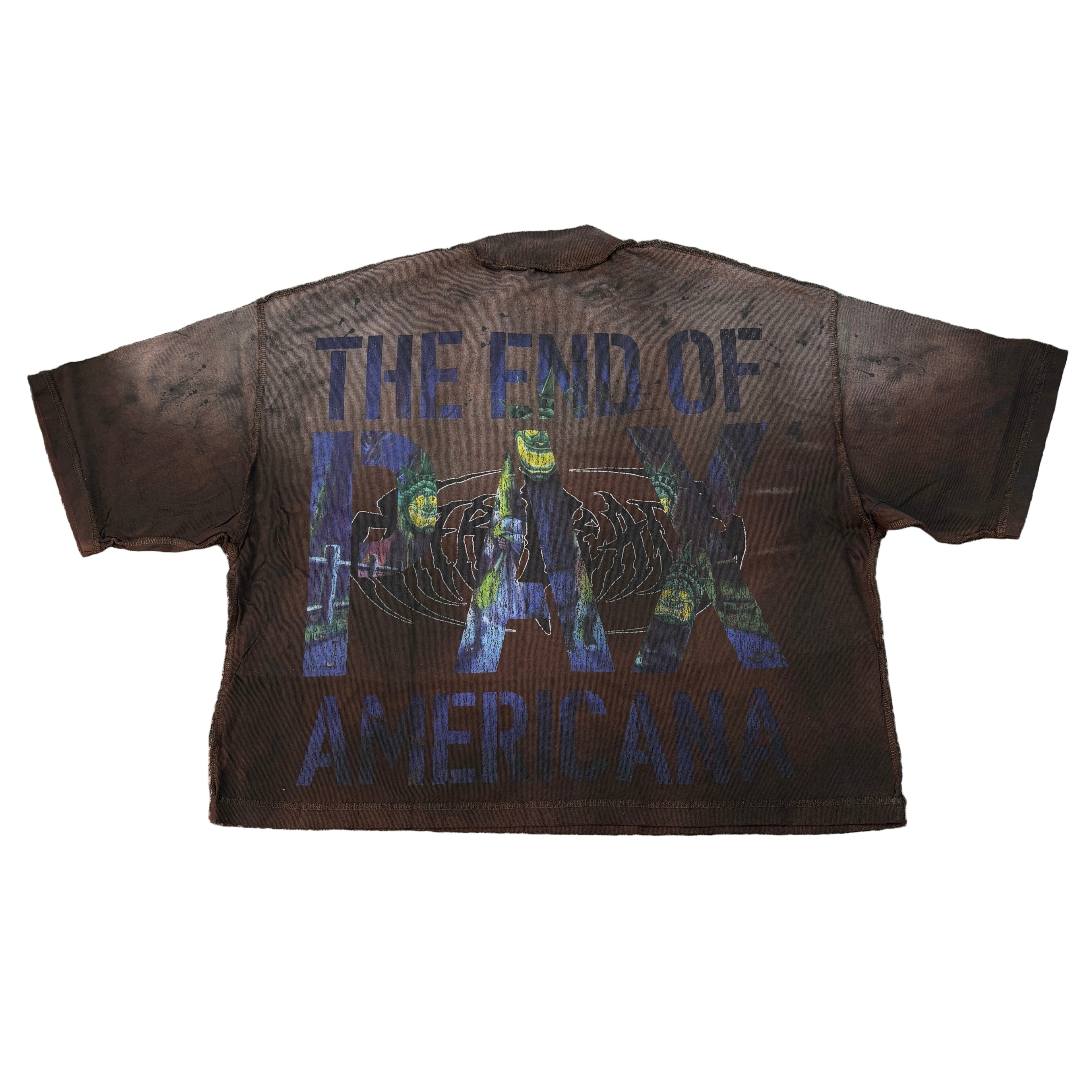 RARE PEACE Bad Habit Graphic Crop T-shirt