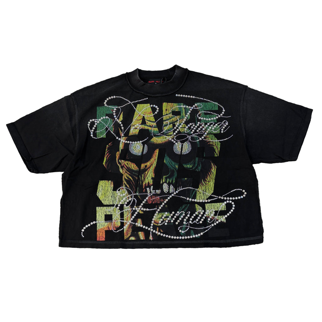 RARE PEACE Save Our Souls Graphic Crop T-shirt