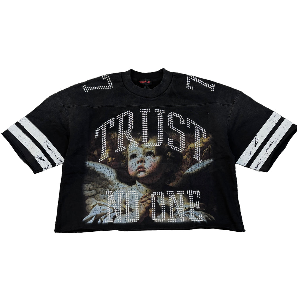 RARE PEACE Little Angel Graphic Crop T-shirt