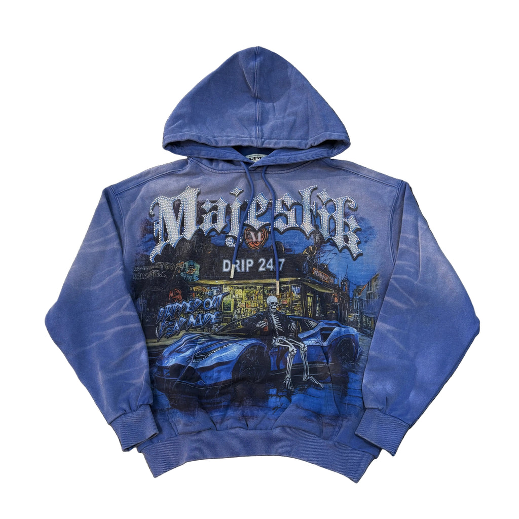 MAJESTIK Drip Out Crop Hood