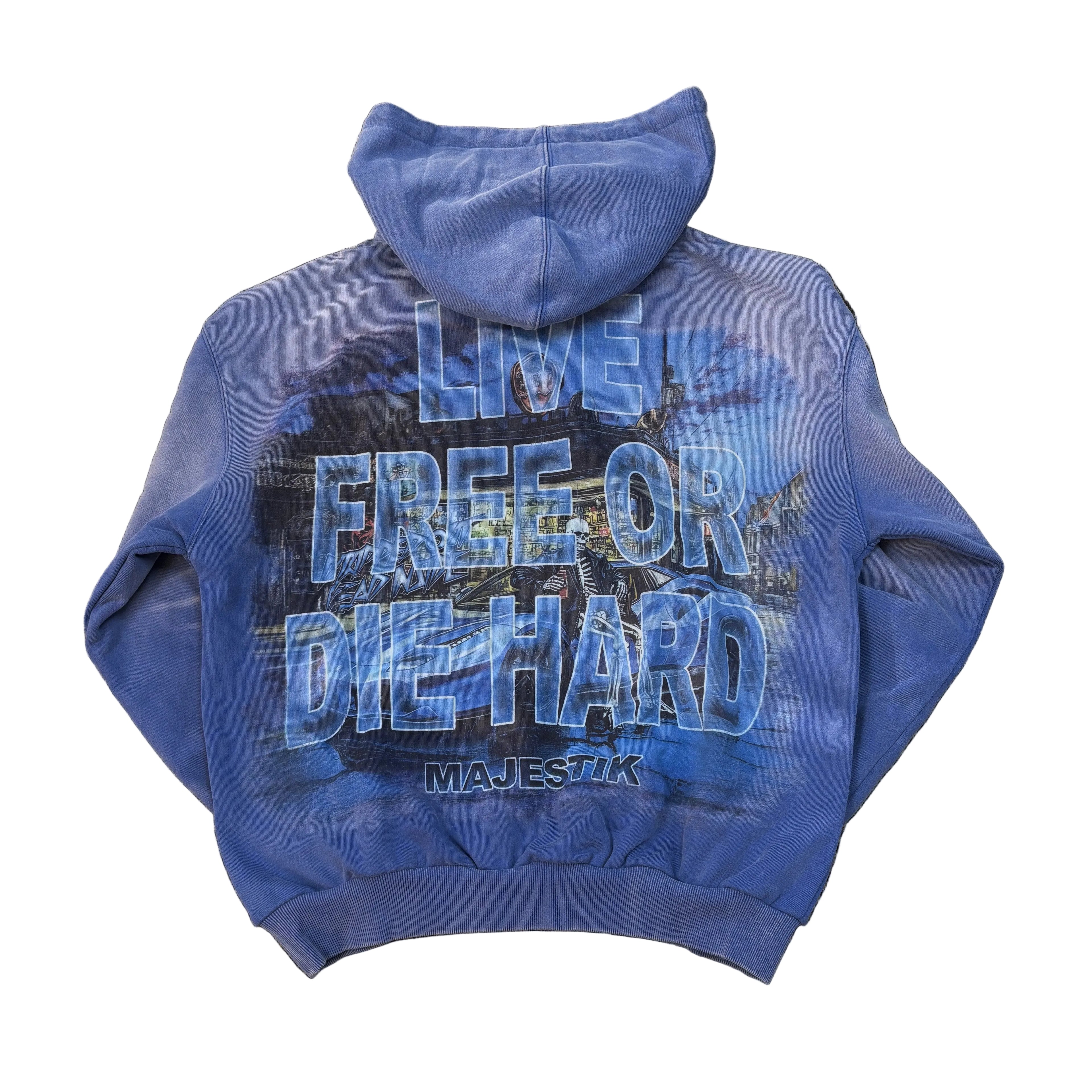 MAJESTIK Drip Out Crop Hood