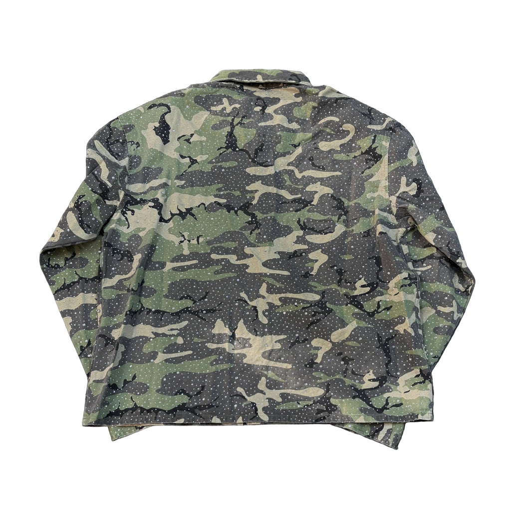 MAJESTIK Camo Rhinestone Jacket