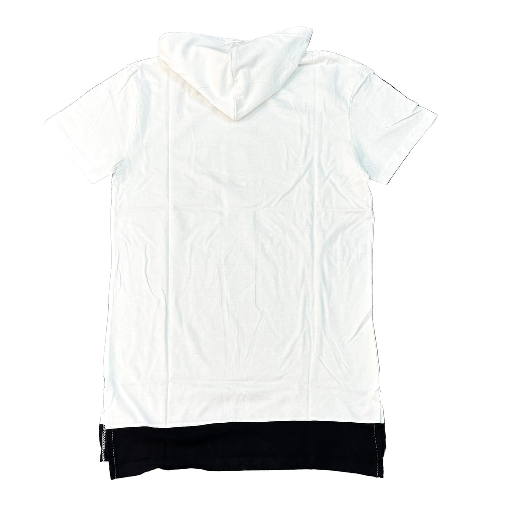 HENRY&WILLIAM Round Hem T-shirt With Hood