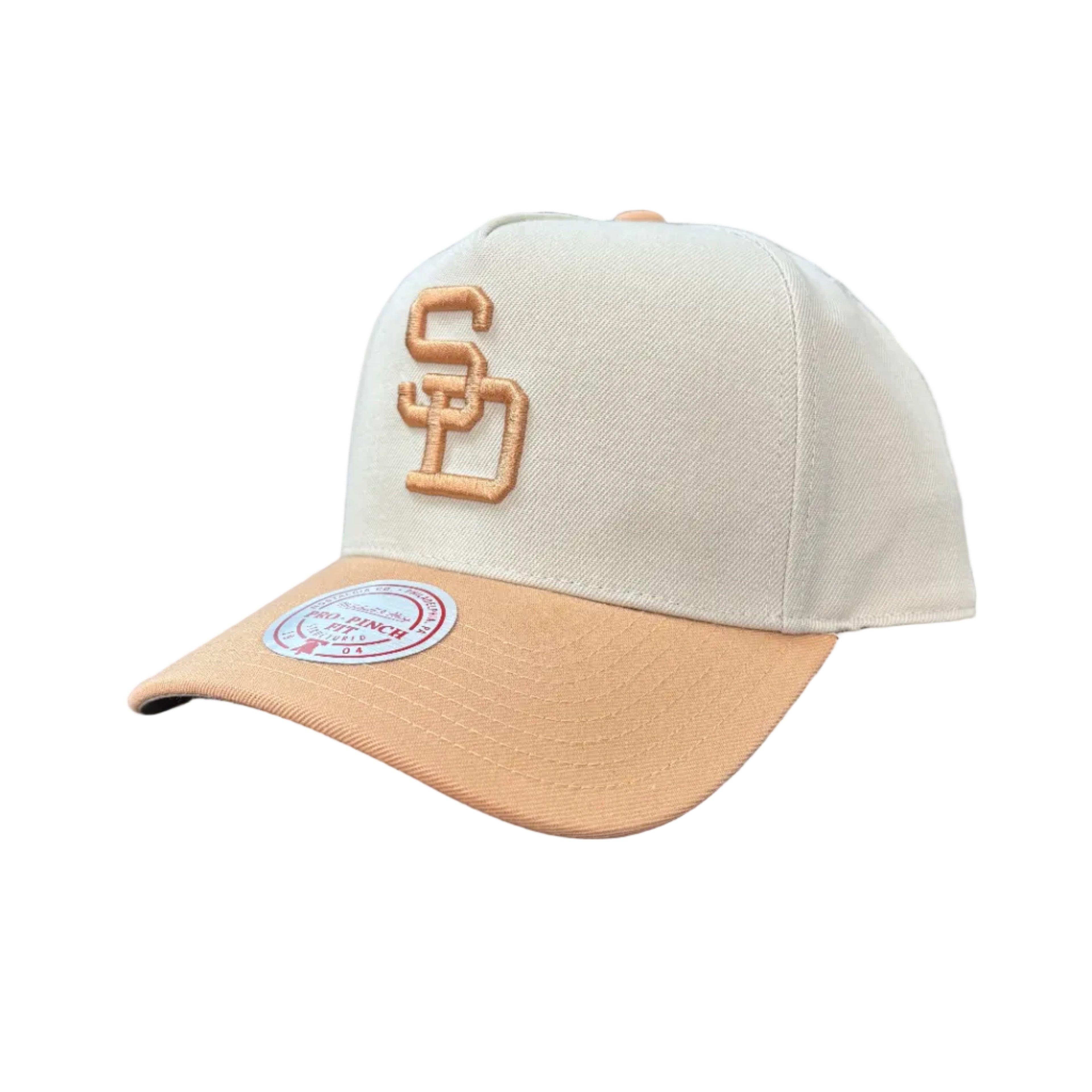 Mitchell & Ness MLB San Diego Padres Chalk Dust Pro Crown Snapback Hat