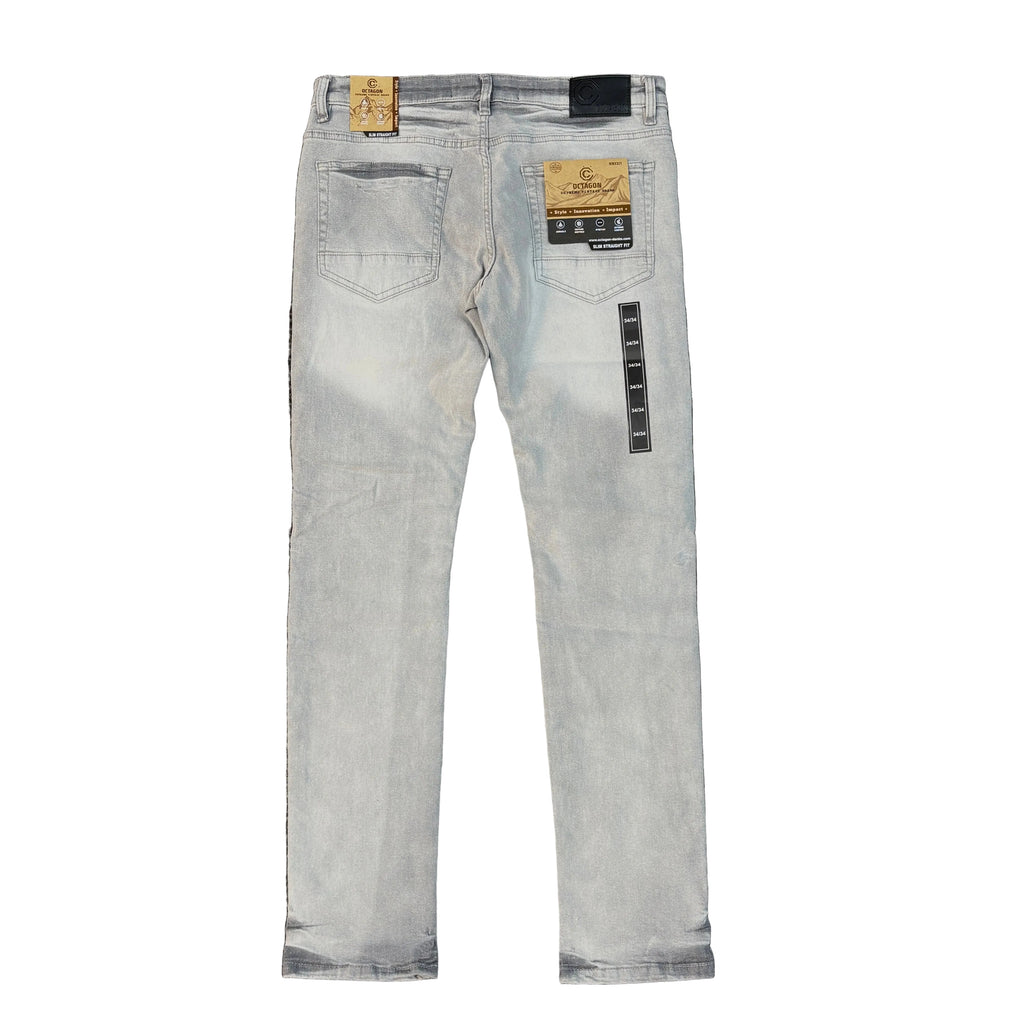 OCTAGON Rip & Repair Jeans