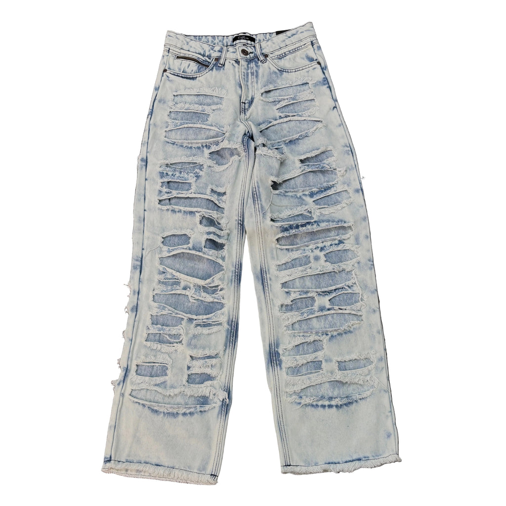 KINDRED Wide Fit Ripped Jeans