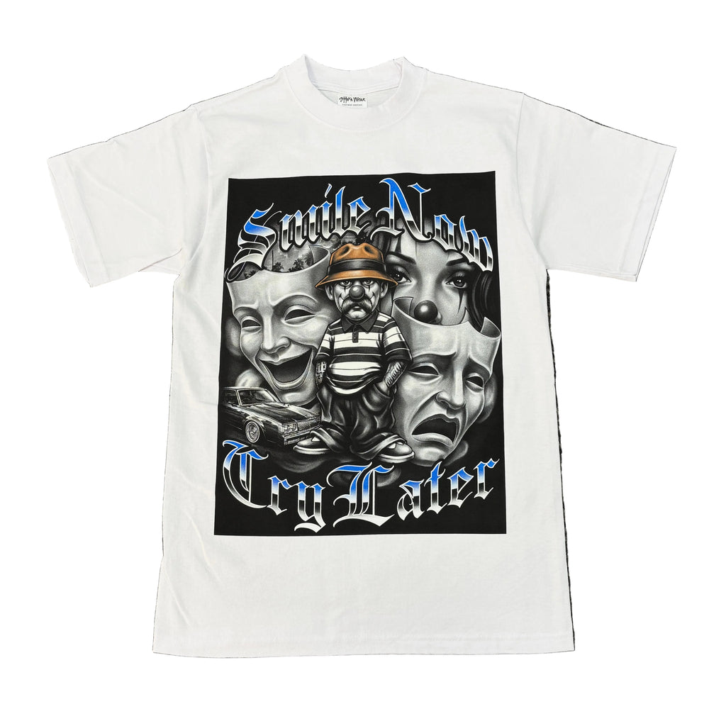 BILLIONAIRE Smile Now Cry Later Heavyweight Graphic T-shirt