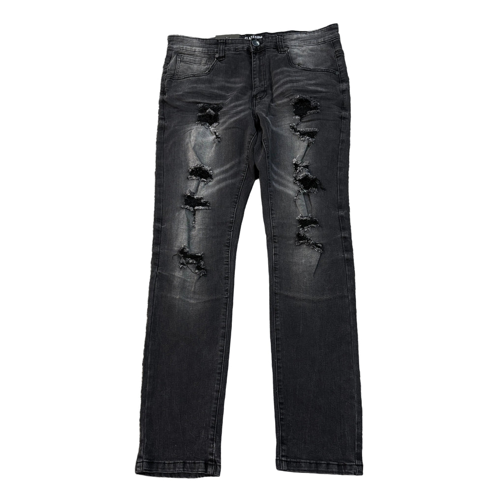 PUBLIK Slim Stretch Ripped Jeans