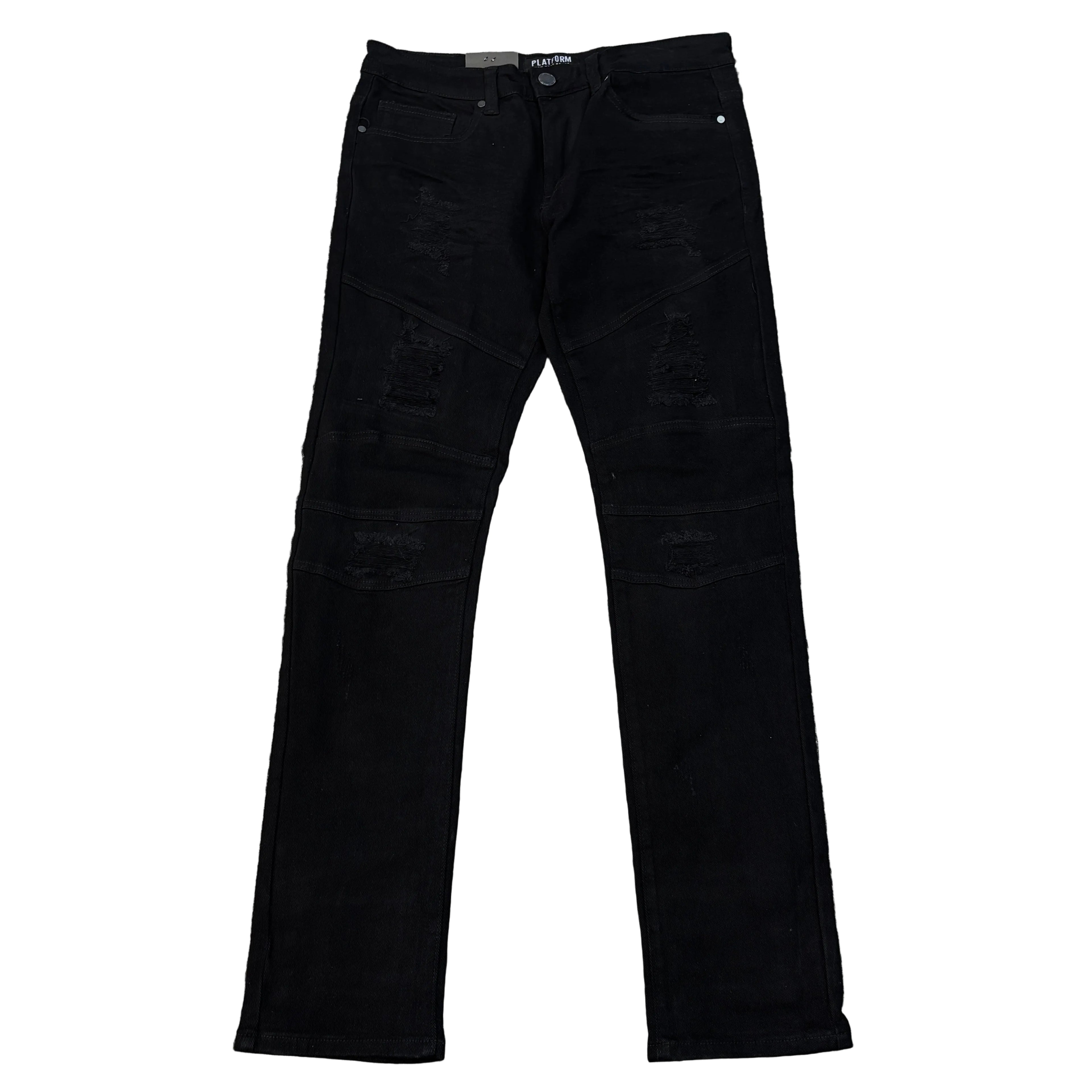 PUBLIK Slim Stretch Ripped Jeans