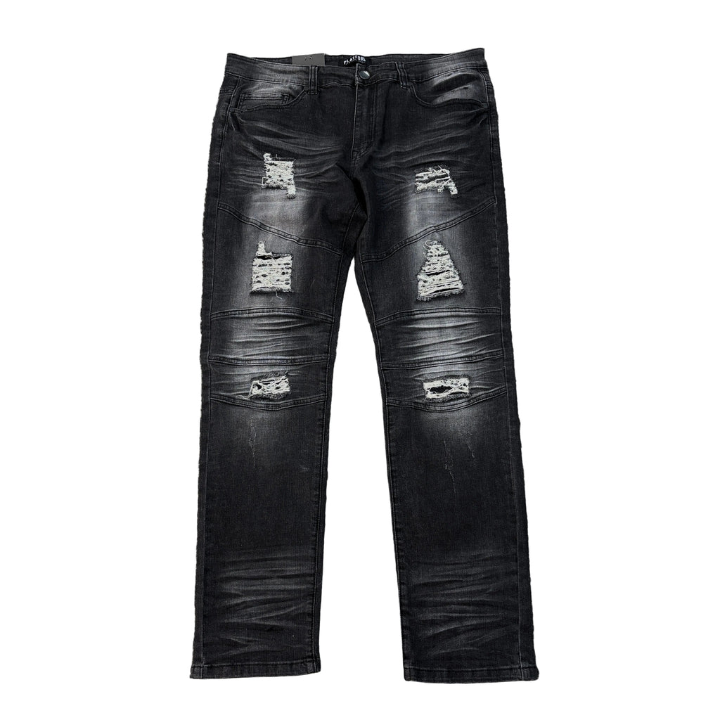 PUBLIK Slim Stretch Ripped Jeans