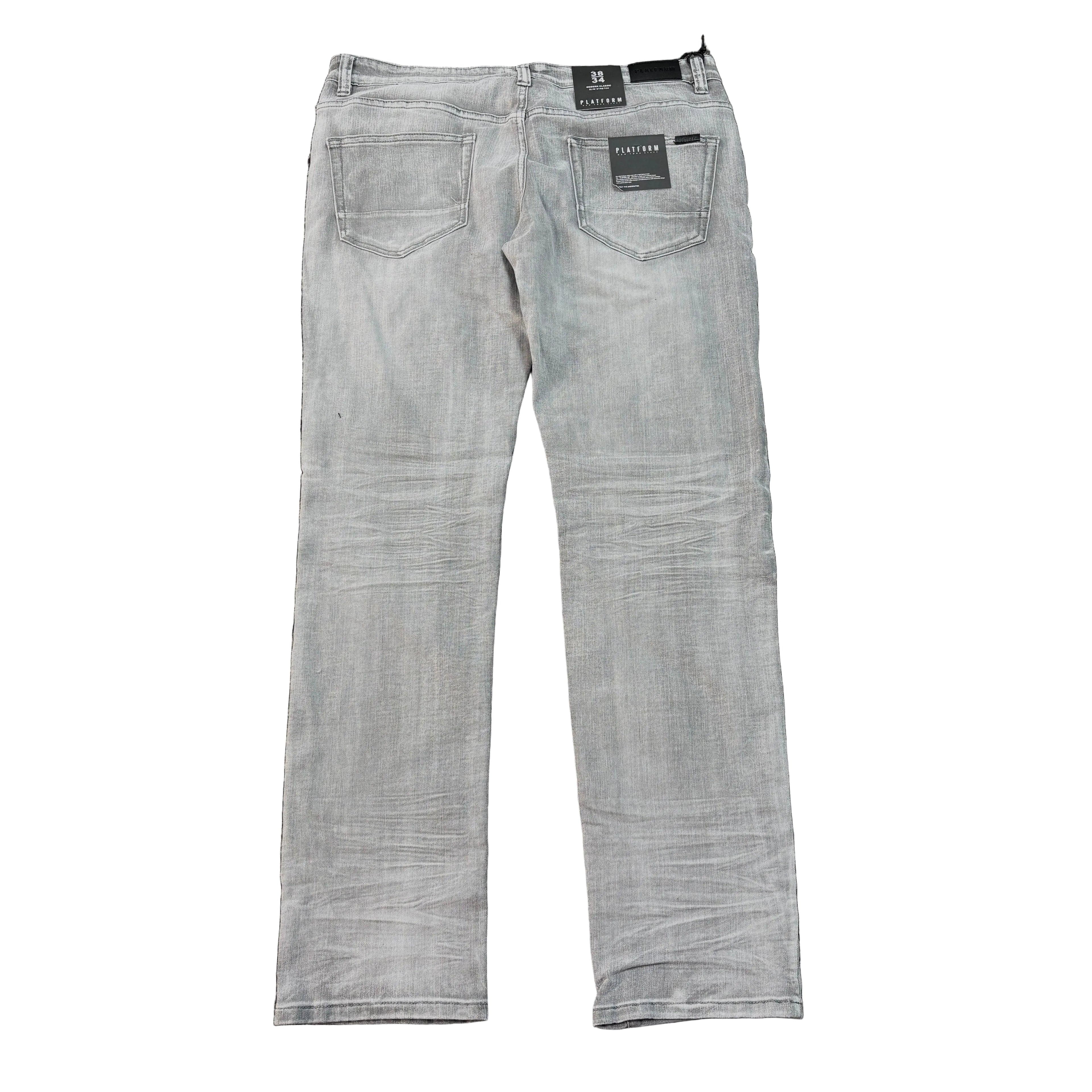 PUBLIK Slim Stretch Ripped Jeans