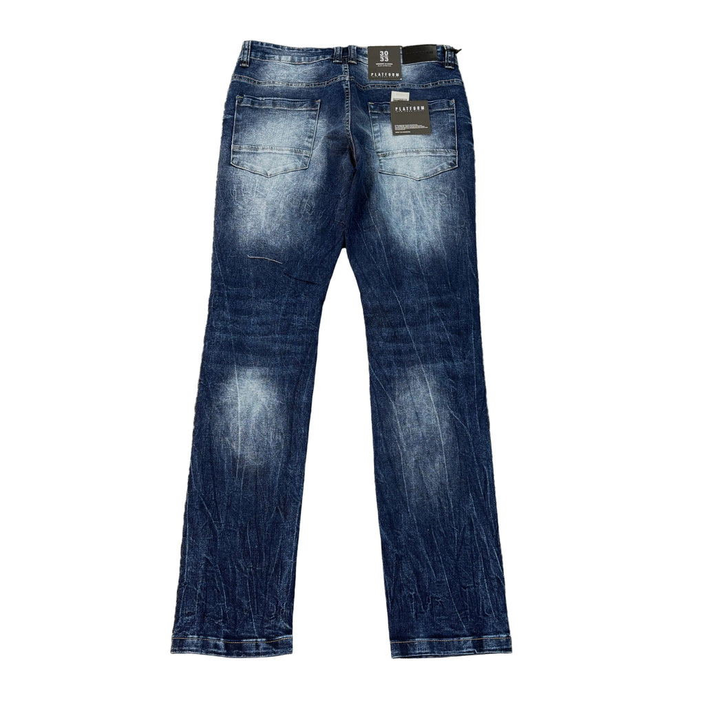 PUBLIK Slim Stretch Ripped Jeans