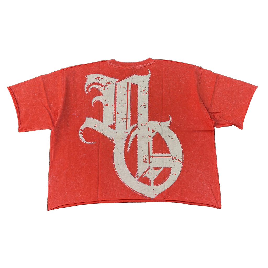 KRYPT No Fear No Tears Graphic Crop Tee