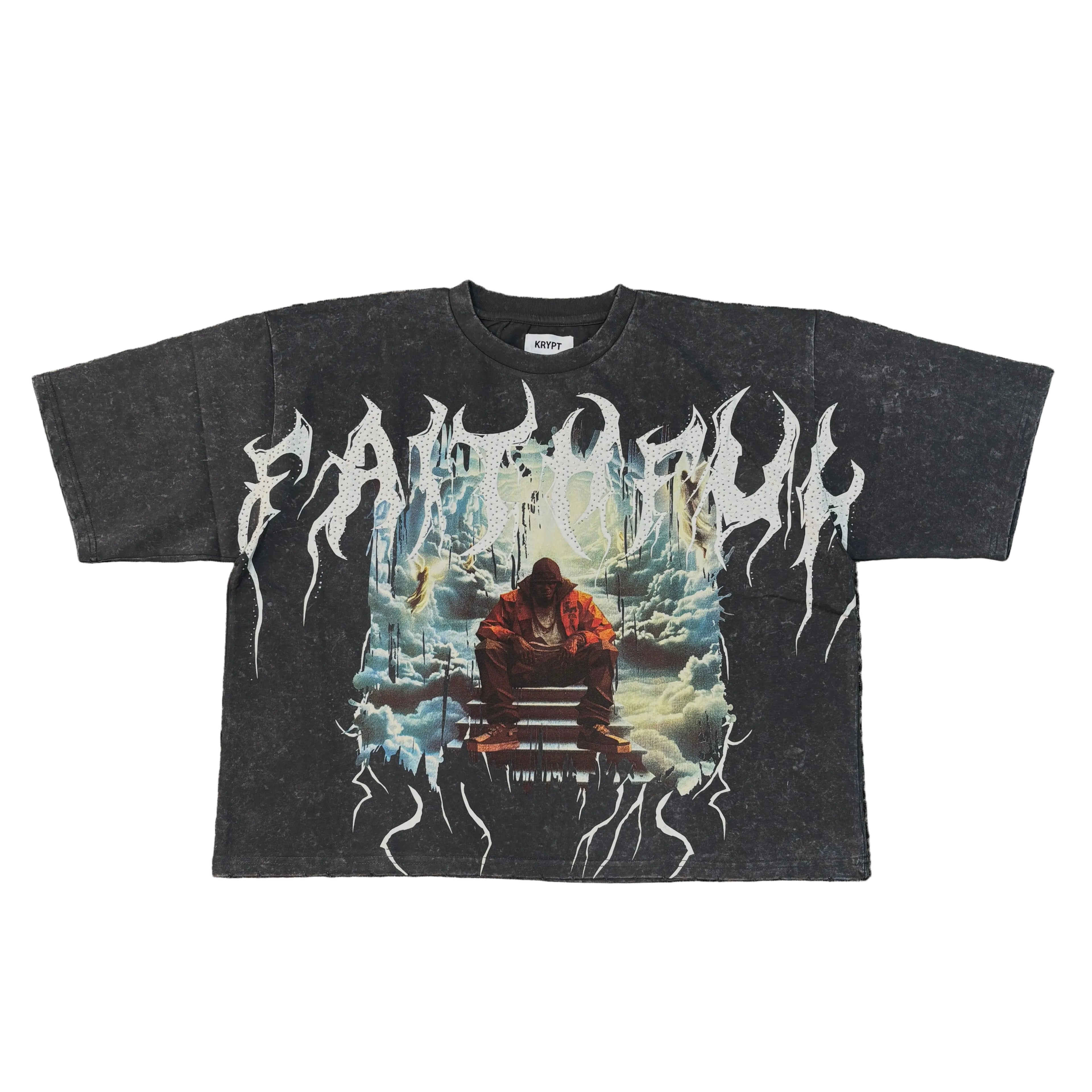 KRYPT Faithful Graphic Crop Tee