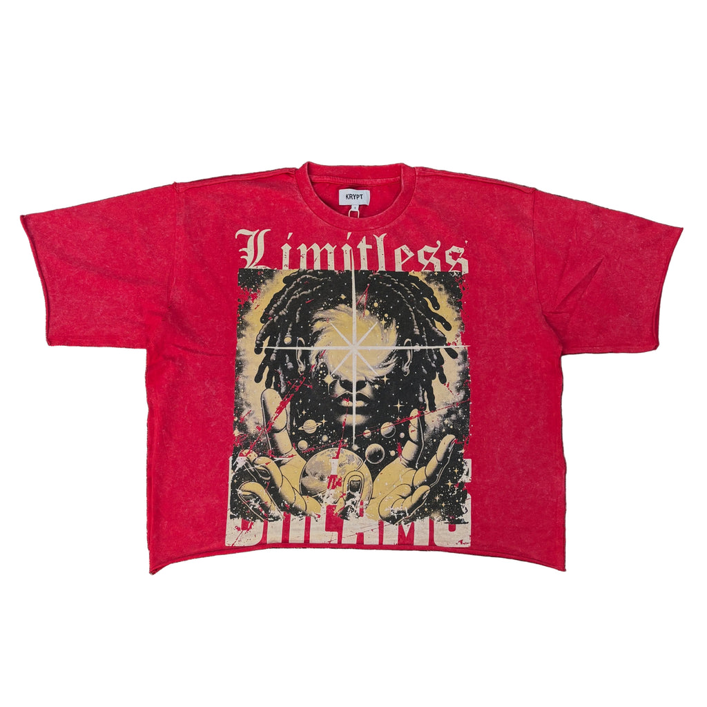 KRYPT Limitless Dreams Graphic Crop Tee
