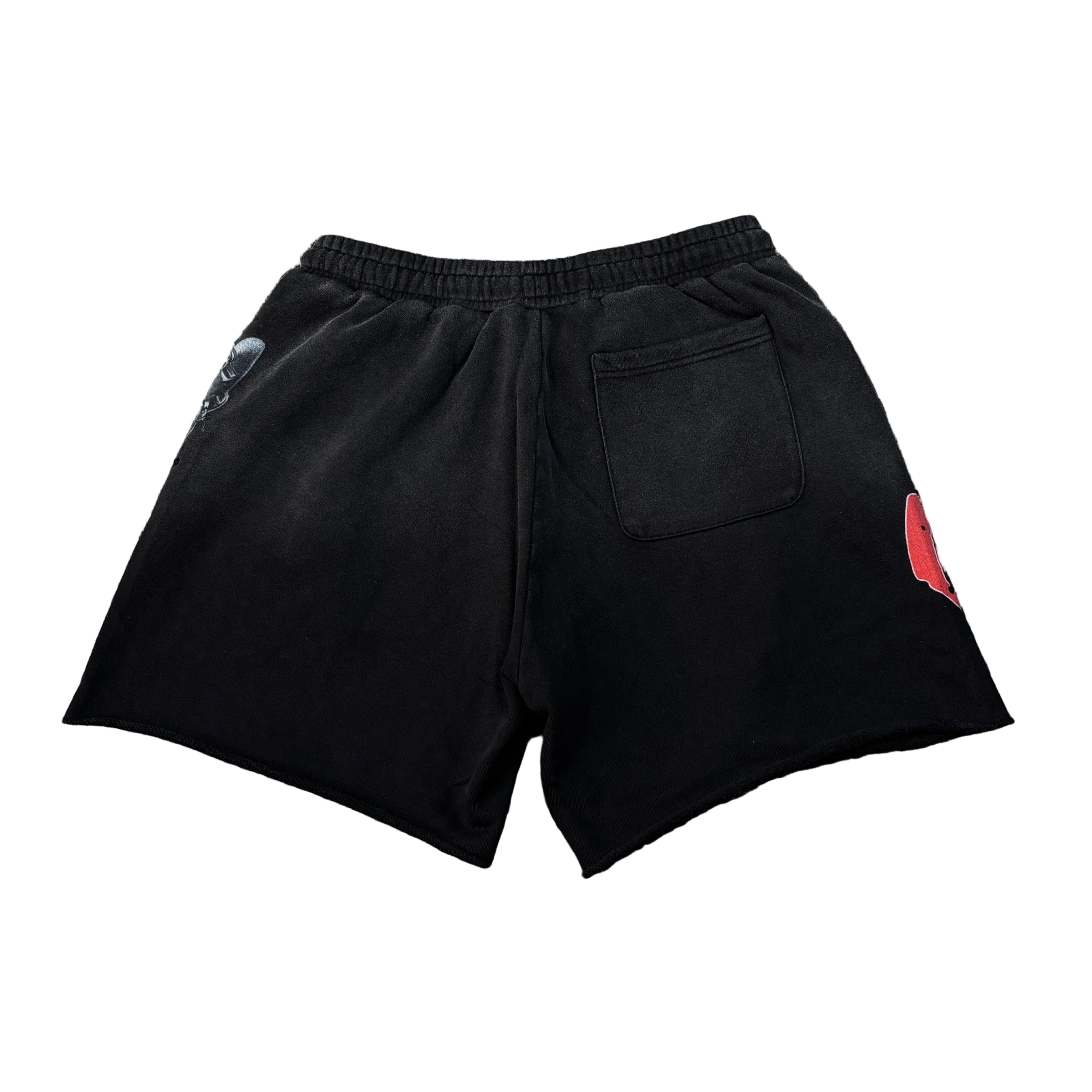 RARE PEACE Bad Clown Graphic Shorts