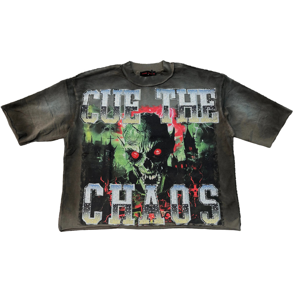 RARE PEACE Cue The Chaos Graphic Oversize Tee