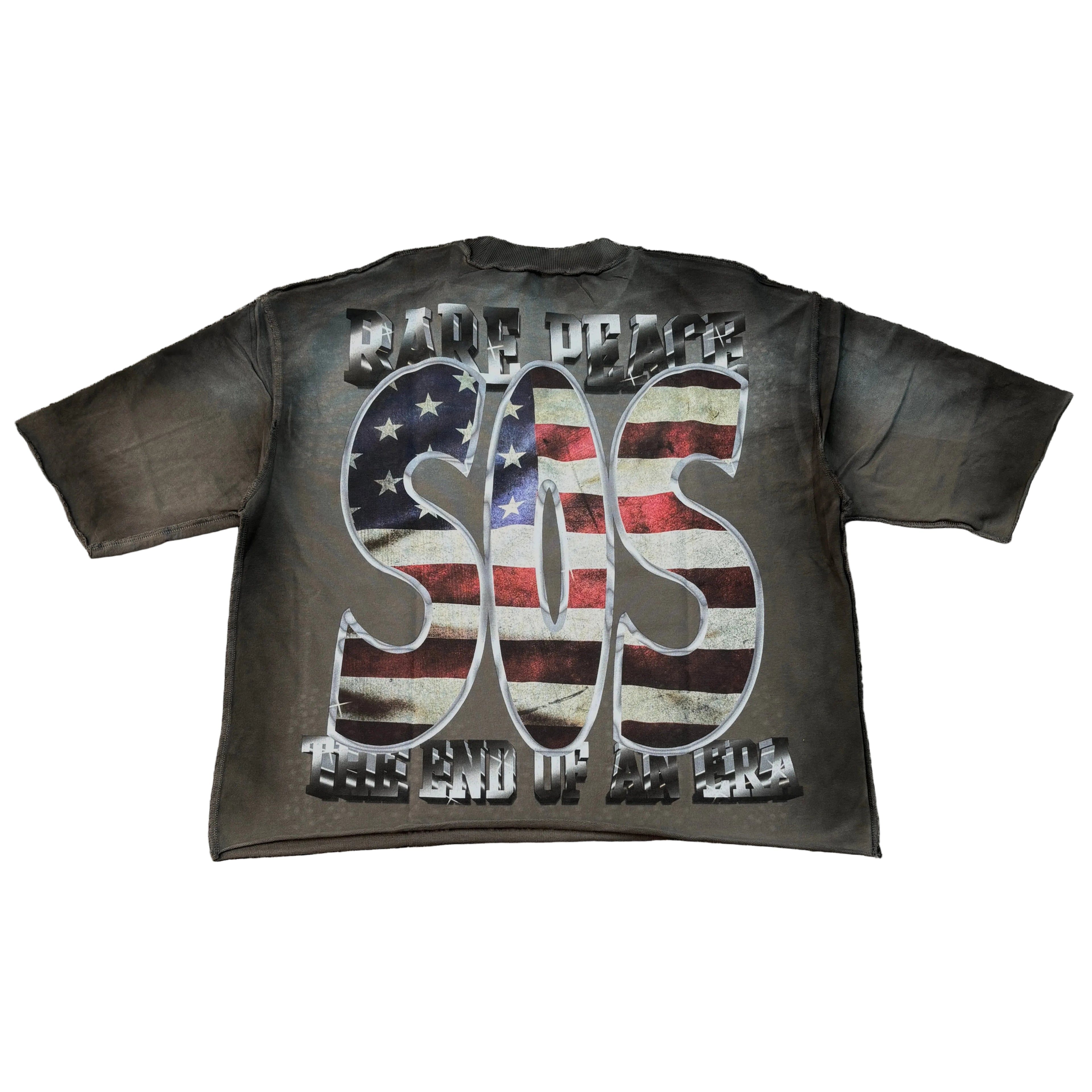 RARE PEACE Cue The Chaos Graphic Oversize Tee