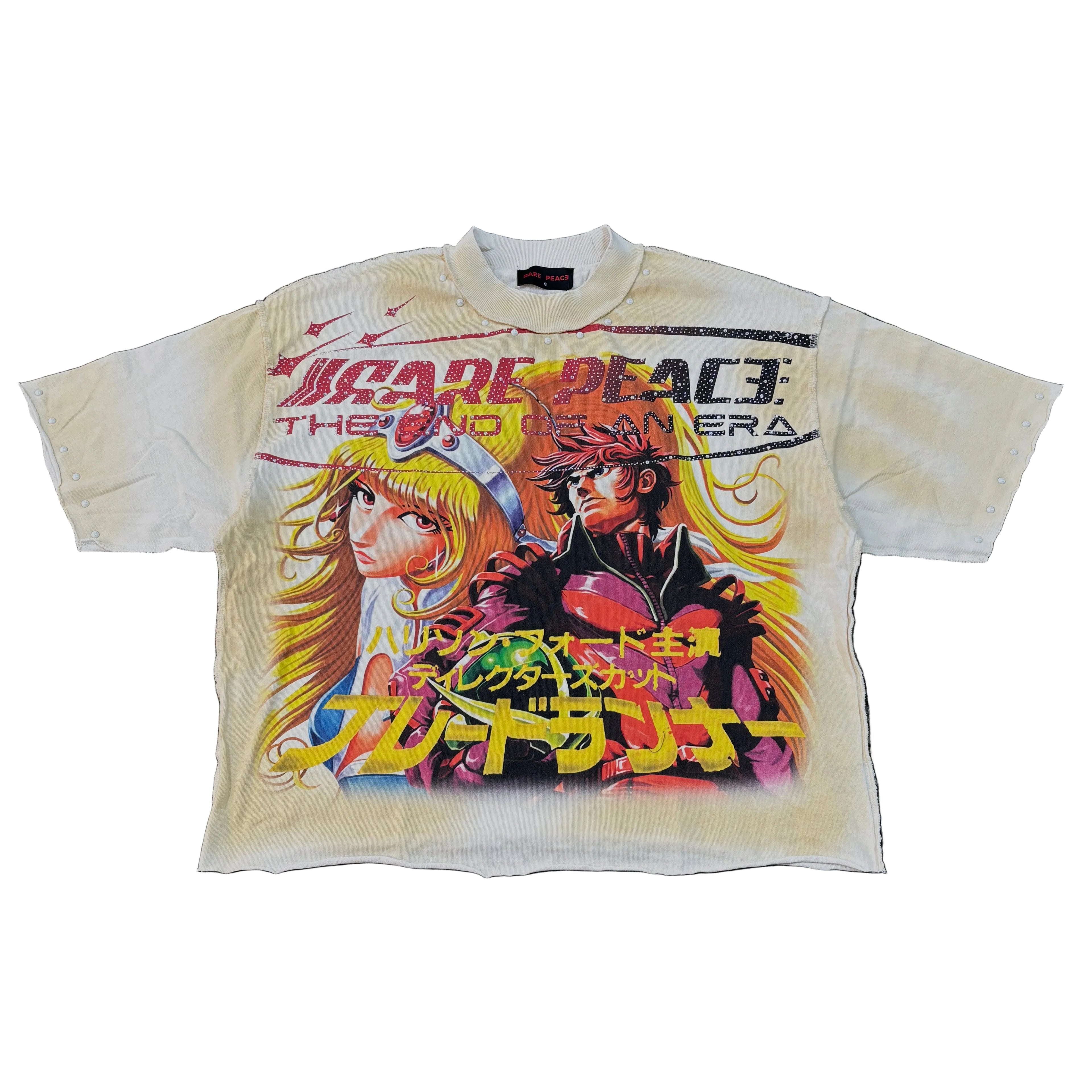 RARE PEACE Warrior Fantasy Graphic Oversize Tee