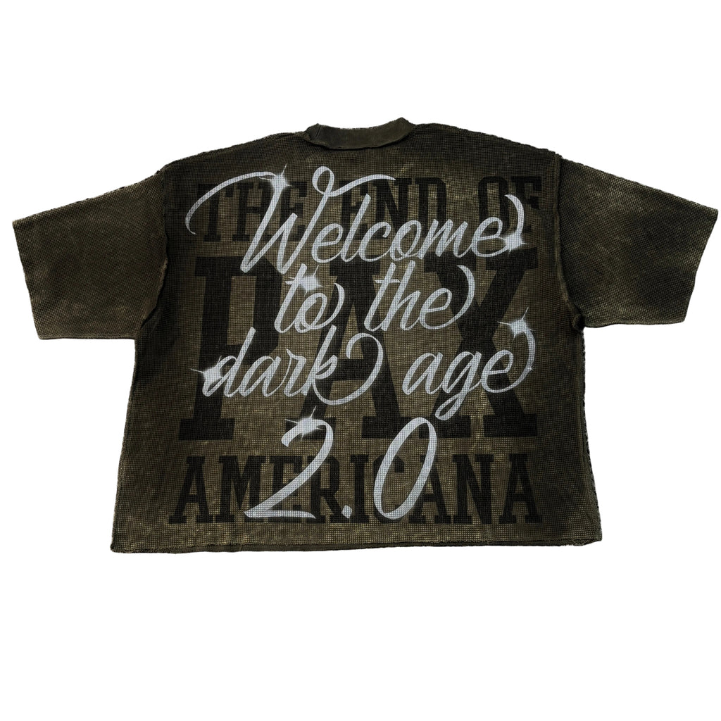 RARE PEACE Hold The Cross Graphic Oversize Tee