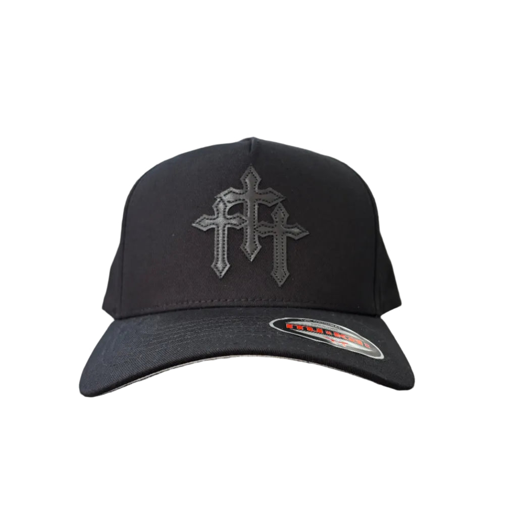 MUKA HEADWEAR Leather Crosses Hats