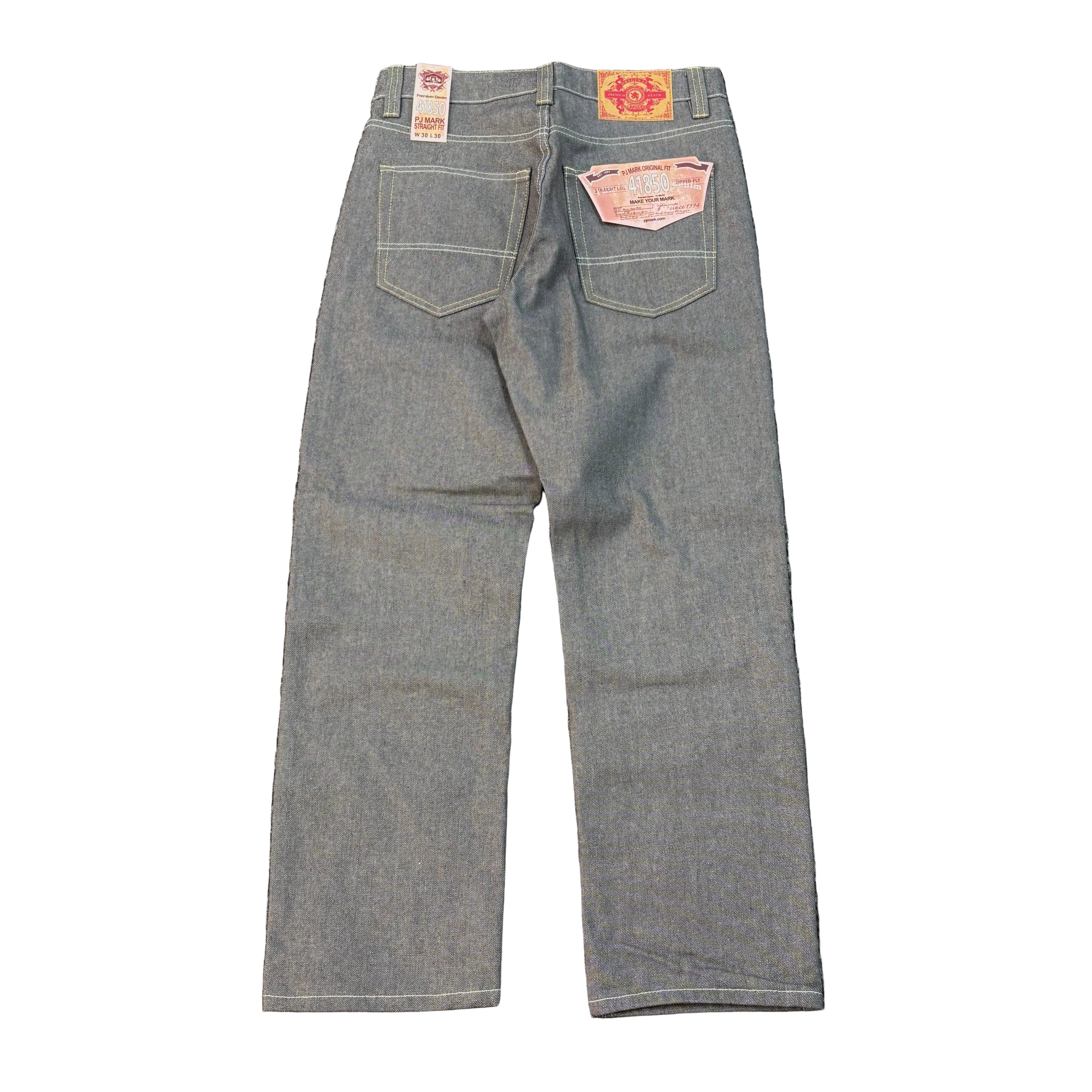 Denim Straight Fit Jeans - Grey