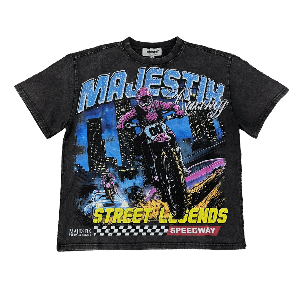 MAJESTIK Street Legend Graphic Oversize Tee