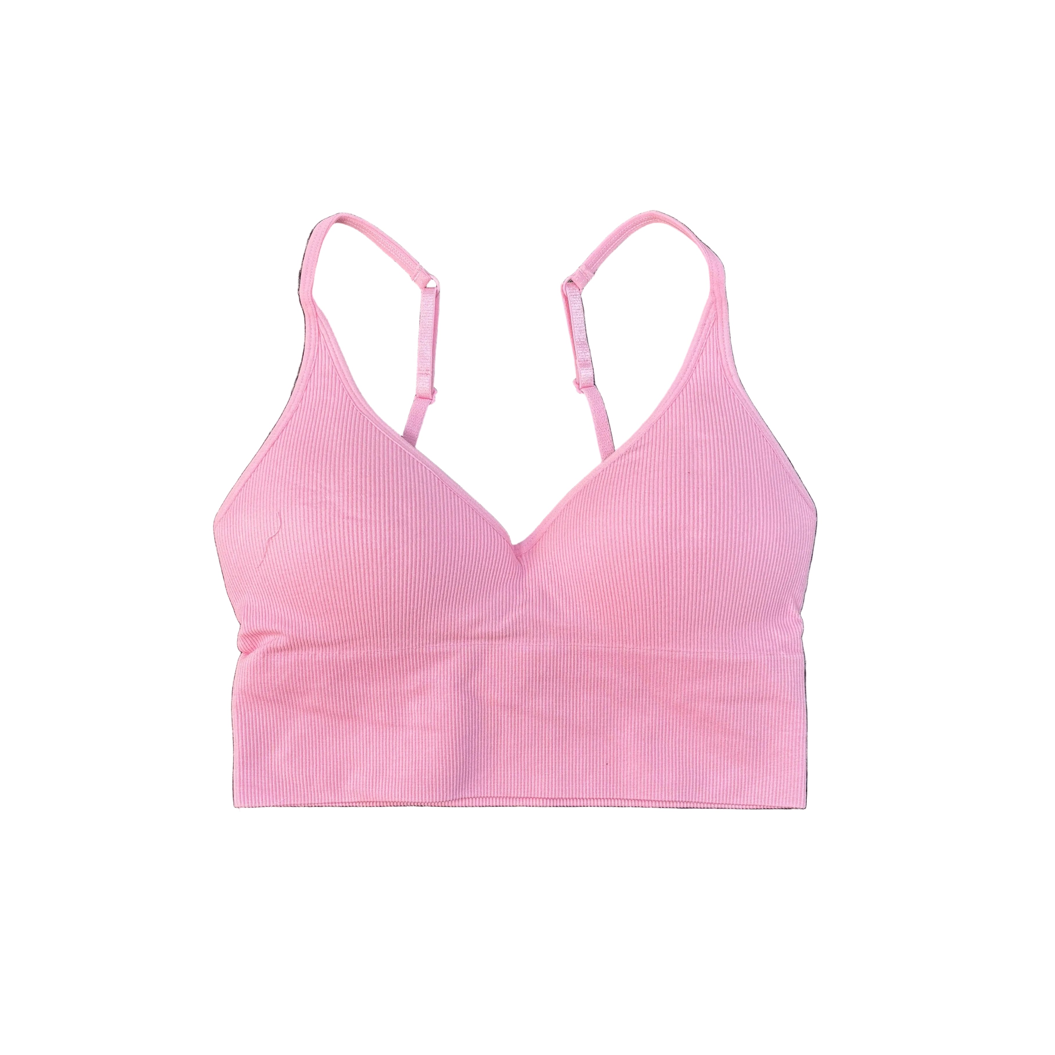 Seamless Deep V Crop Bralette