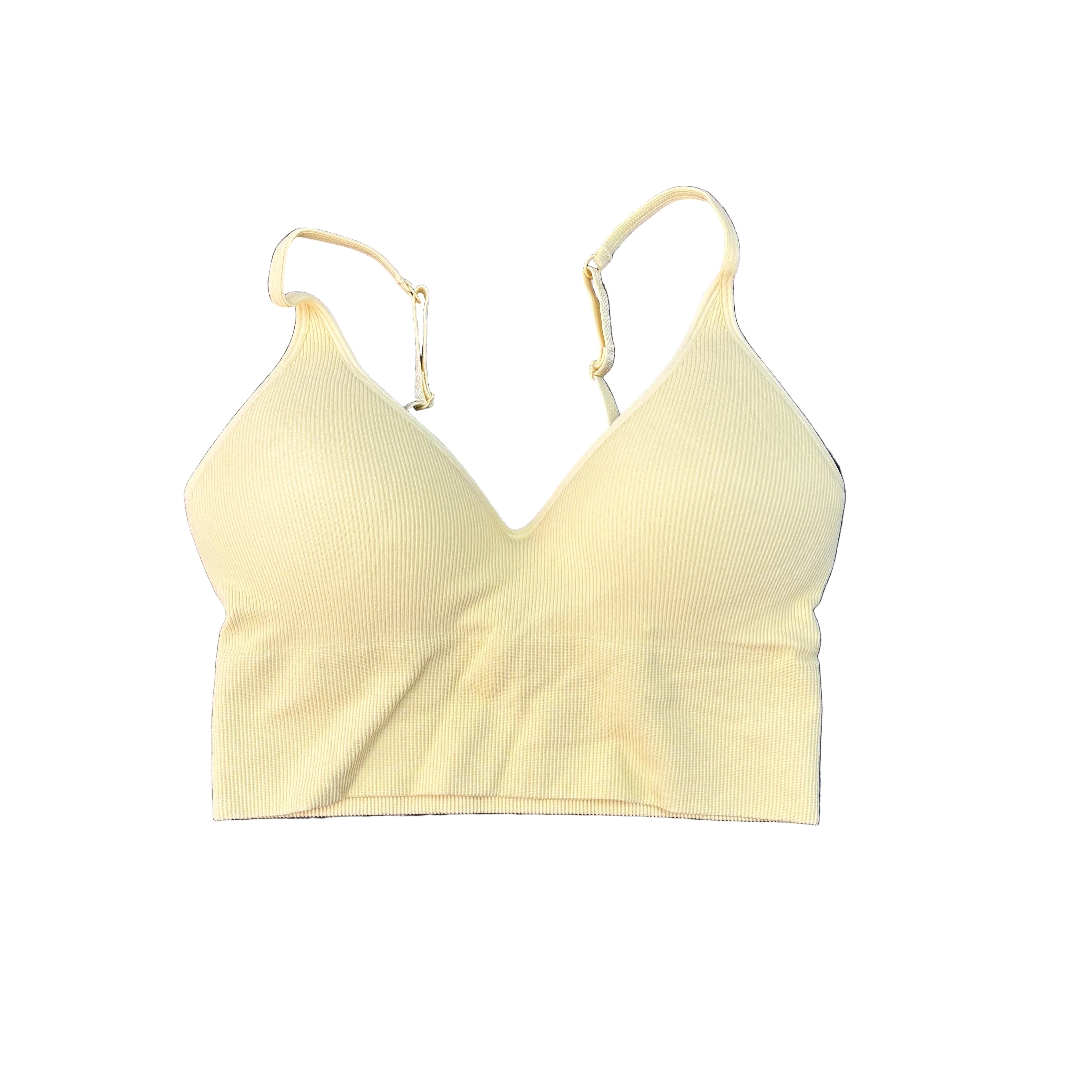 Seamless Deep V Crop Bralette