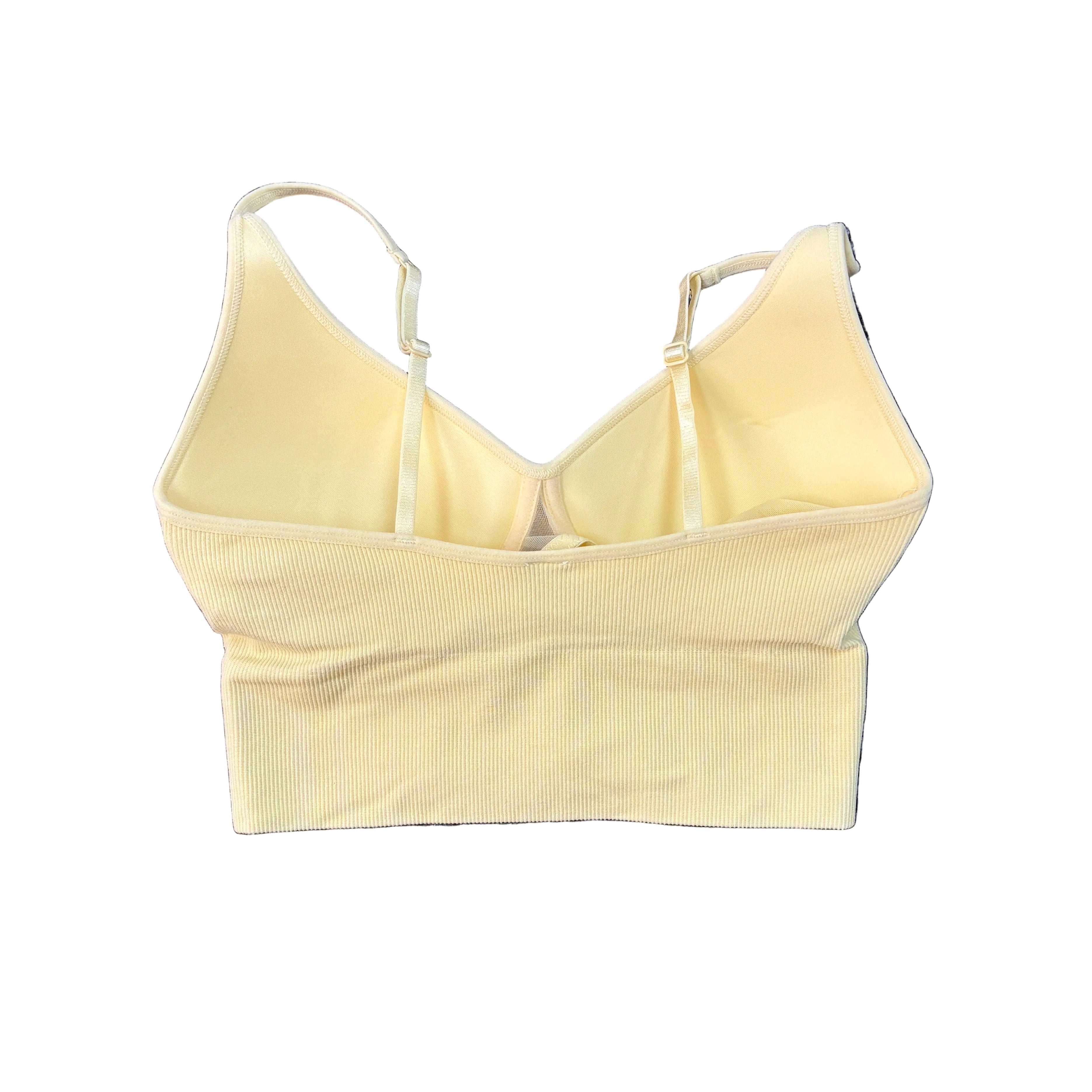 Seamless Deep V Crop Bralette