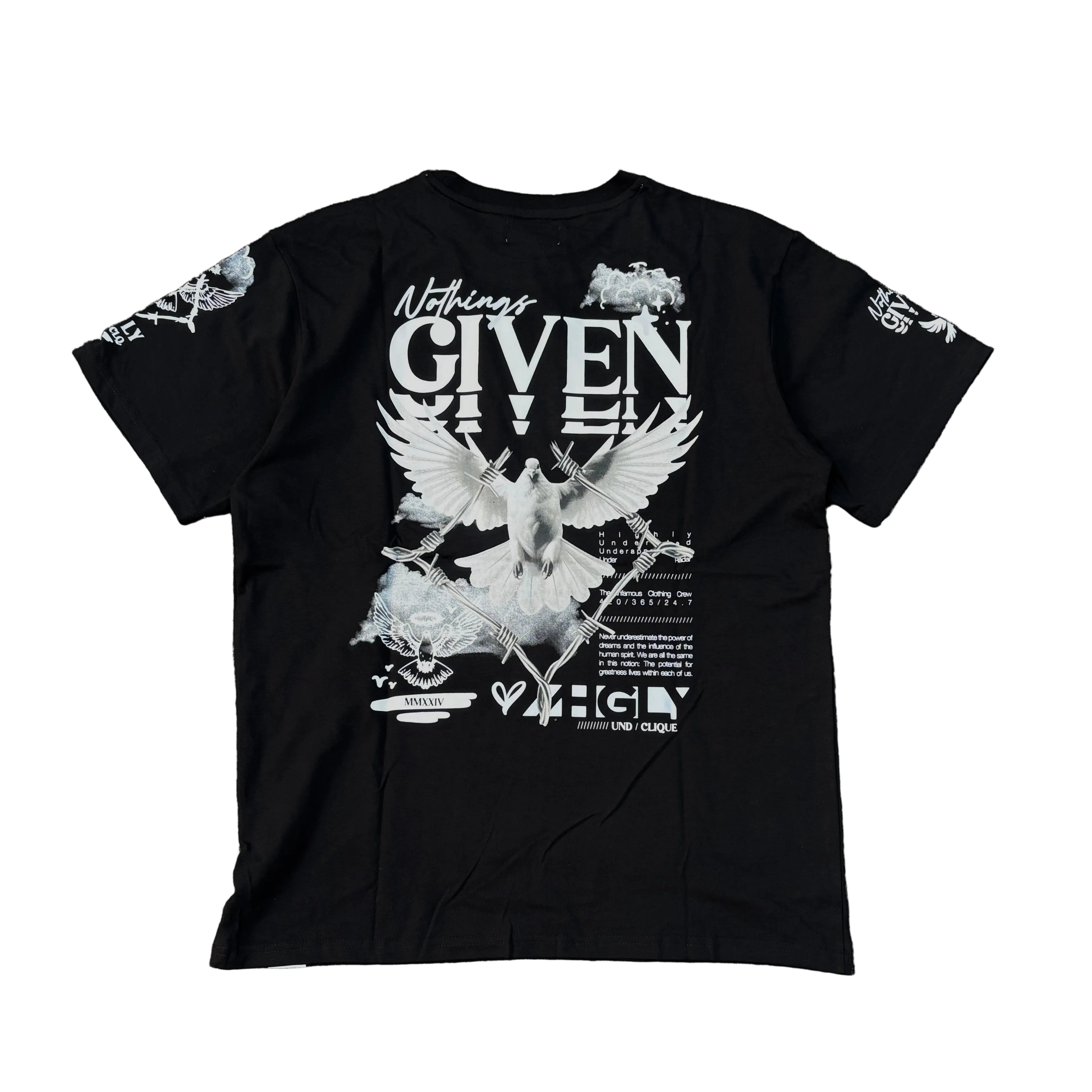 HIGHLY UNDRTD Nothing Given Graphic Tee