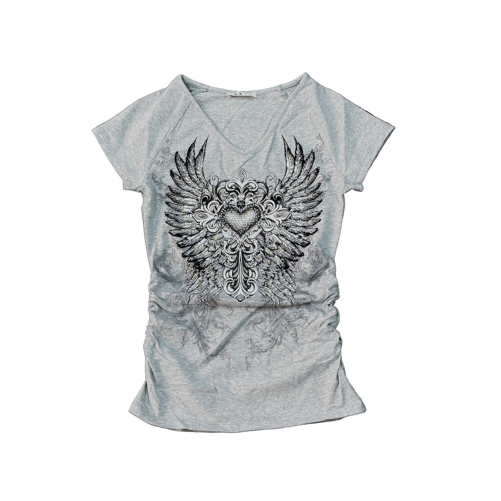 Women Rhinestones T-Shirt