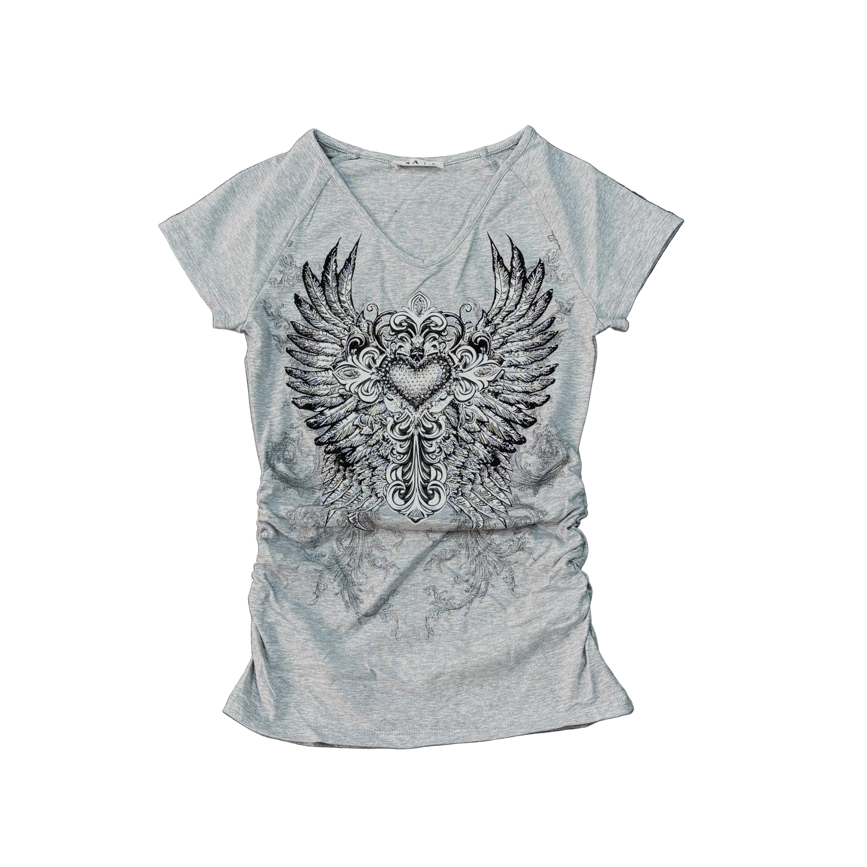 Women Rhinestones T-Shirt