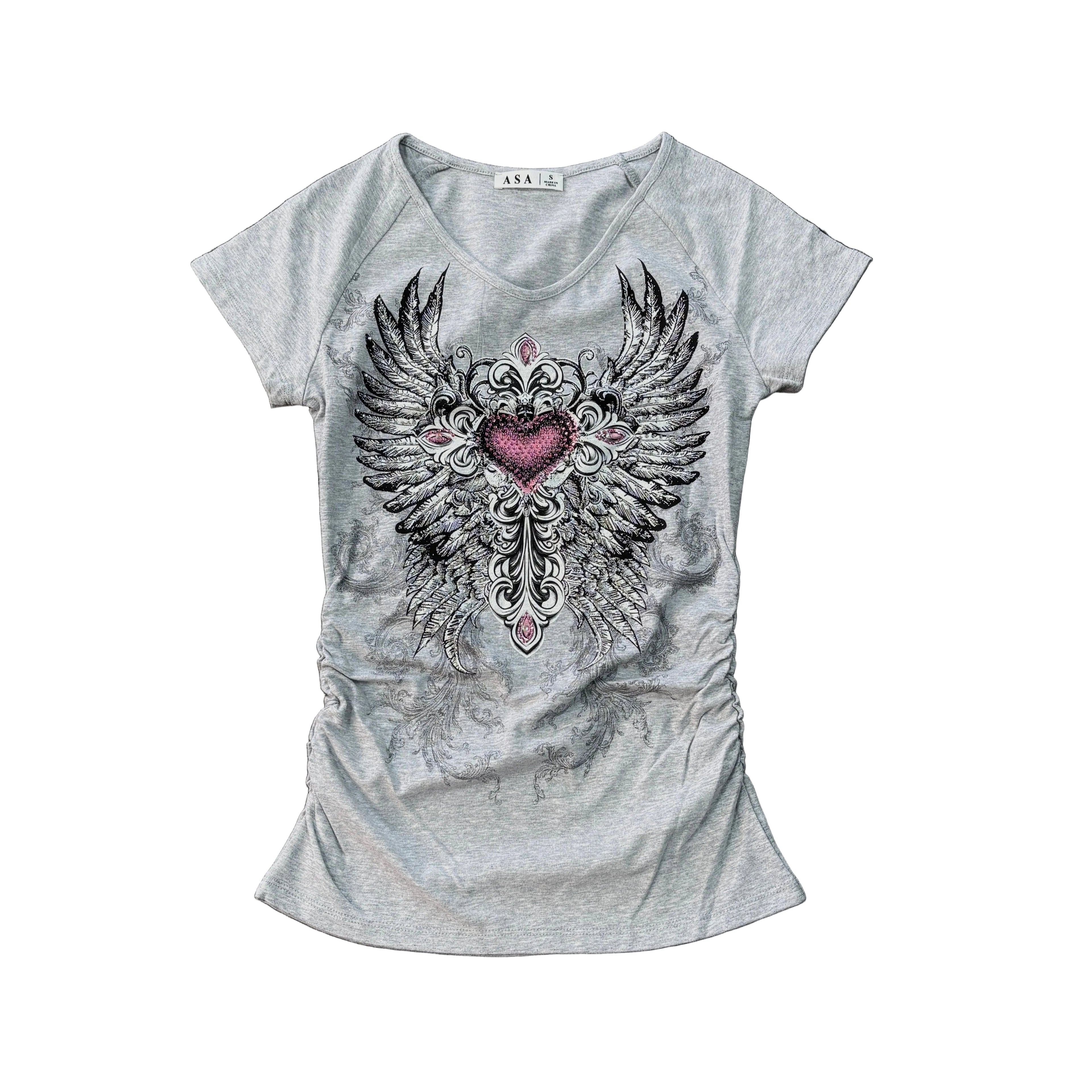 Women Rhinestones T-Shirt