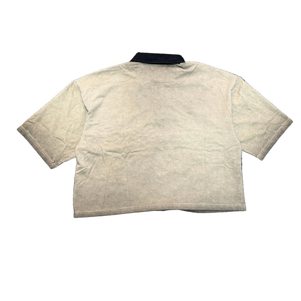 STORM88 Washed Oversized Crop Polo