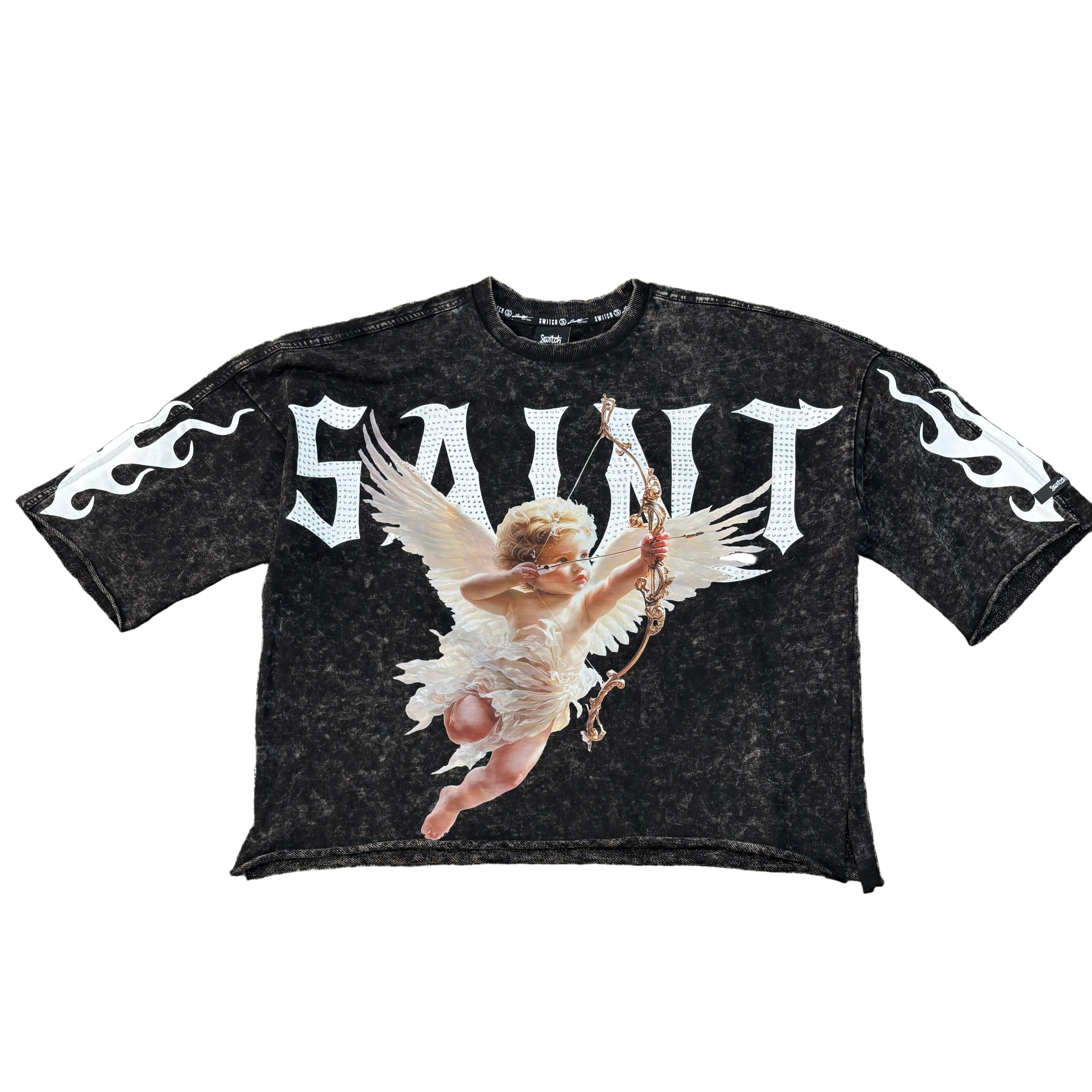 SWITCH Saint Graphic Cropped Tee