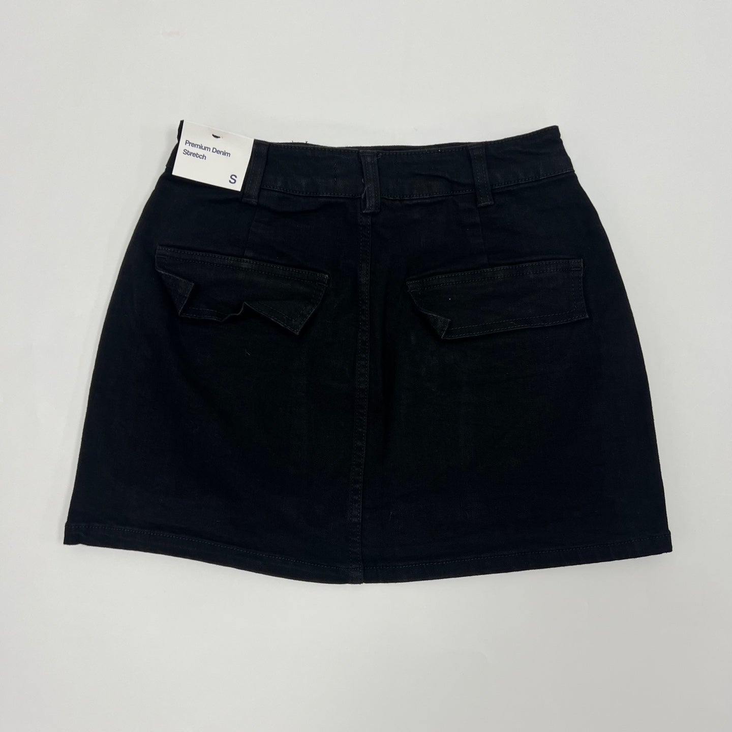 Mini Cargo Denim Skirt