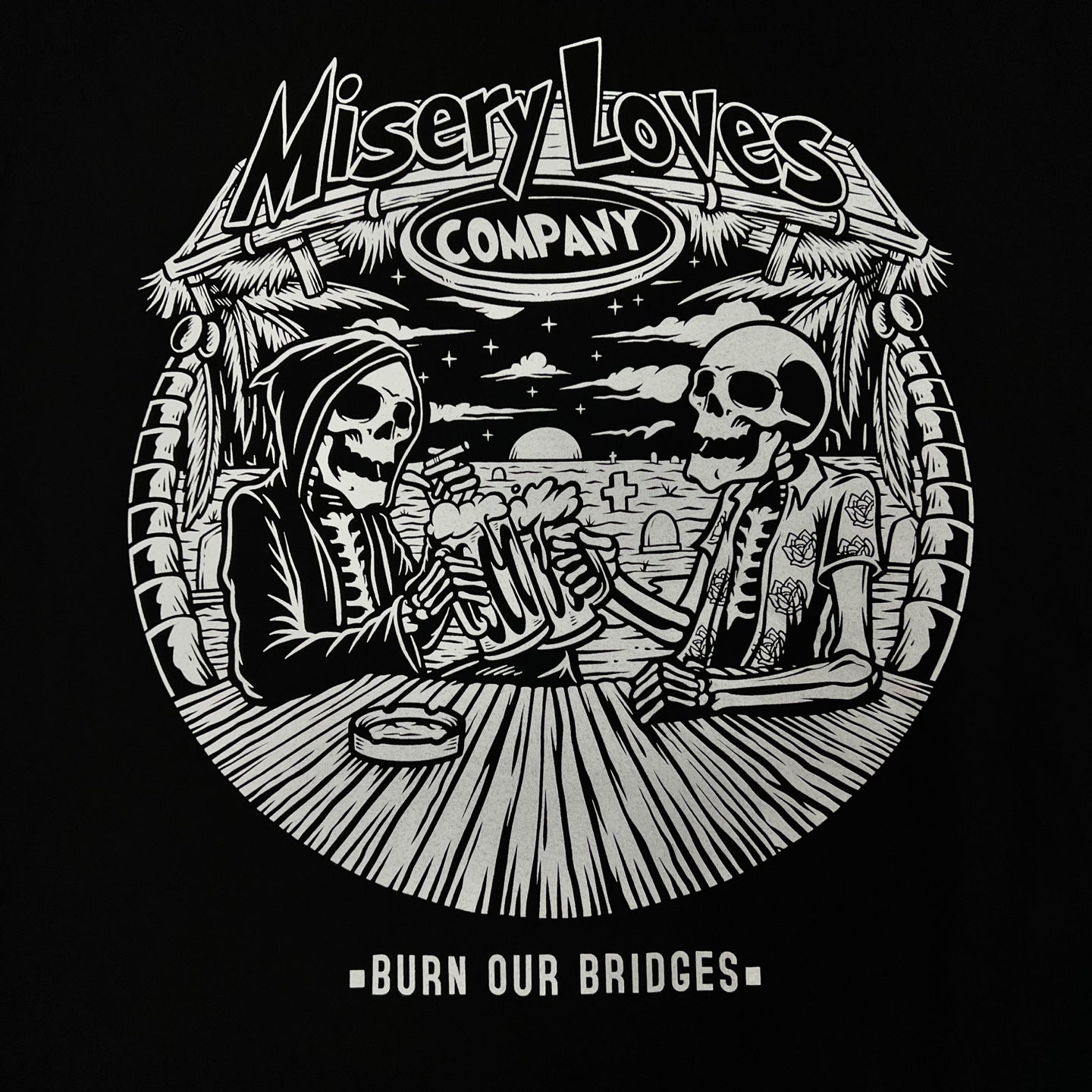 BURN OUR BRIDGES MISERY LOVE T-Shirt