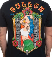 SULLEN Tiki Pin Up Girl Graphic T-Shirt