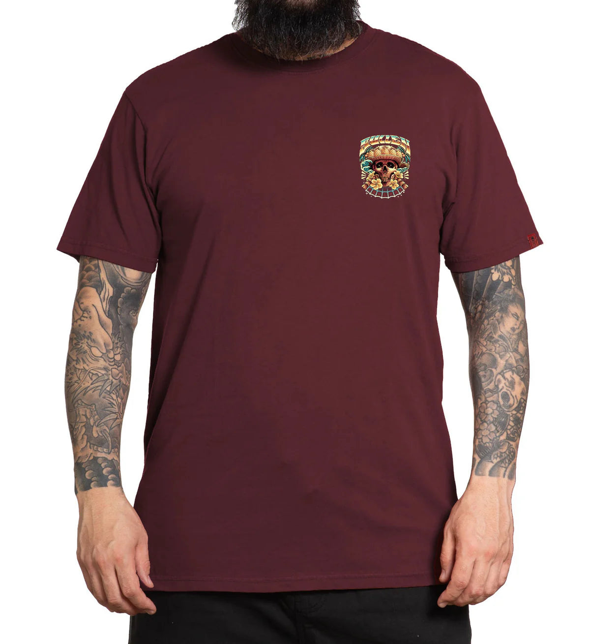 SULLEN Skulloha Tawny Port Graphic T-Shirt