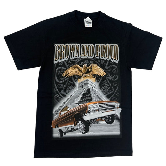 BILLIONAIRE Brown and Proud Lowriders Graphic T-Shirt