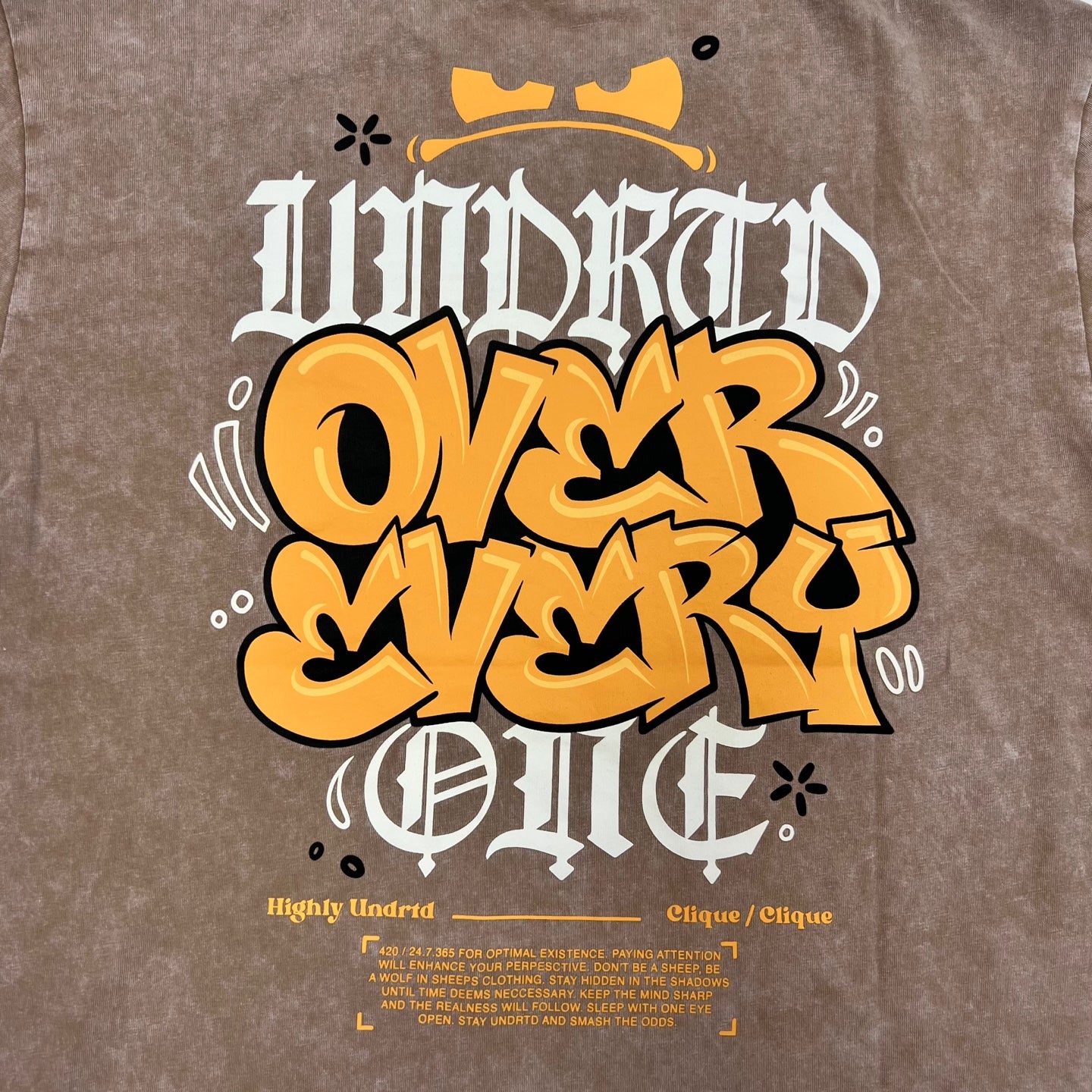 HIGHLY UNDRTD Graffiti Graphic T-Shirt