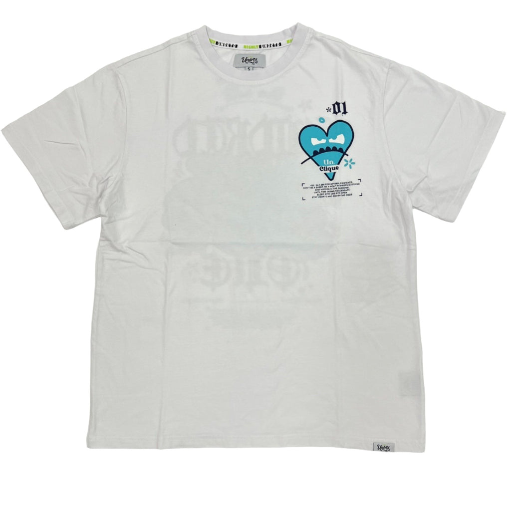 HIGHLY UNDRTD Graffiti Graphic T-Shirt - White