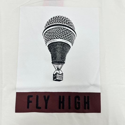 FIFTH LOOP Fly High Graphic T-Shirt - Vanilla