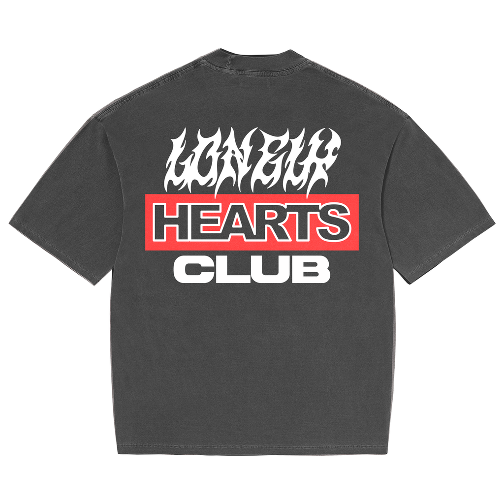 LONELY HEARTS Love Pain Washed Tee