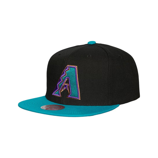 MITCHELL & NESS Arizona Diamondbacks Royal Cooperstown Collection Evergreen Snapback Hat