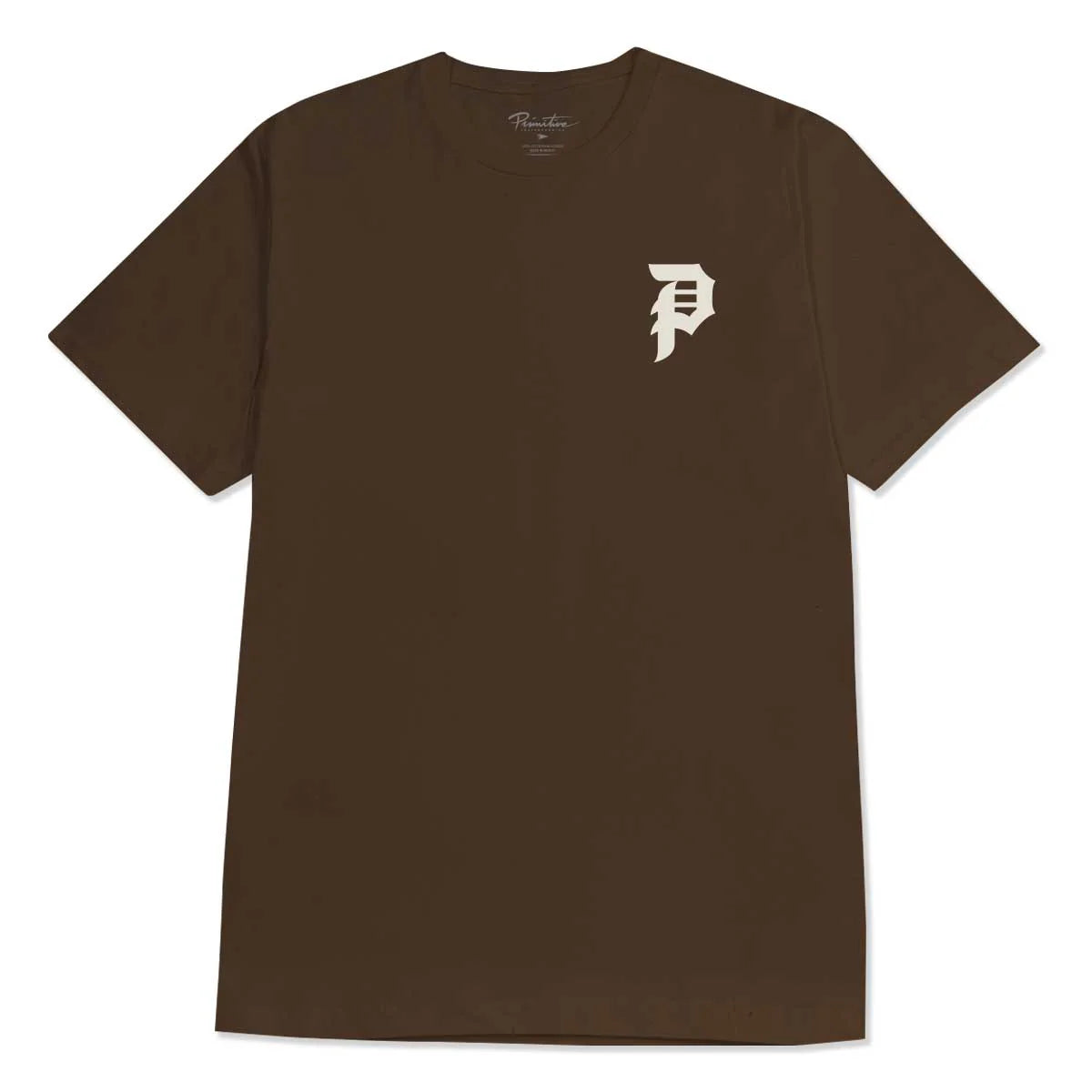 PRIMITVE Courage Graphic T-Shirt - Brown