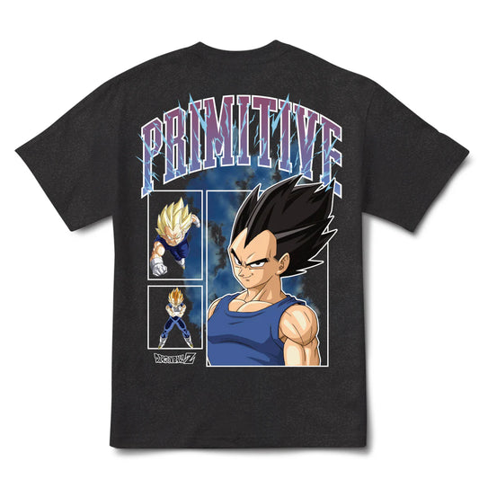 PRIMITVE X DRAGON BALL Z Vegeta Levels Oversized Graphic Tee